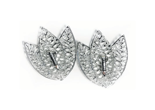 Vintage Emmons Flower in Filigree Clip on Earrings