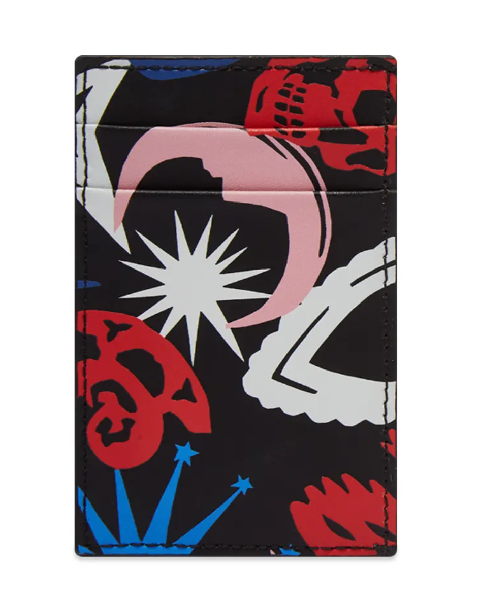 Alexander McQueen Men's Graphic Card Holder