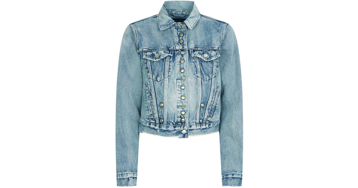 Allsaints Lexi Snap Denim Jacket - Size XS