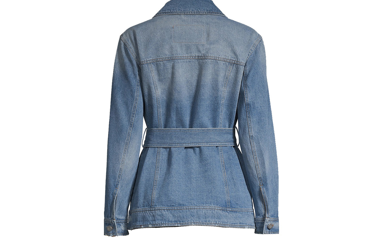 Bagatelle Belted Denim Trucker Jacket - Size S