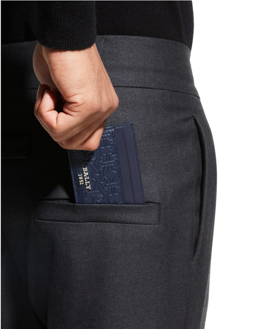 Bally Men's B-Chain Monogram Card Holder