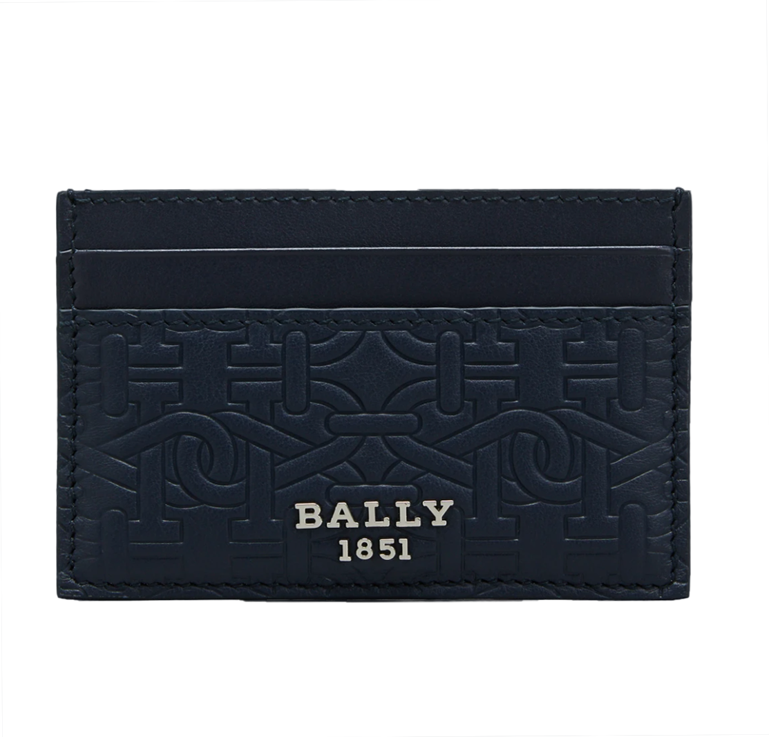 Bally Men's B-Chain Monogram Card Holder