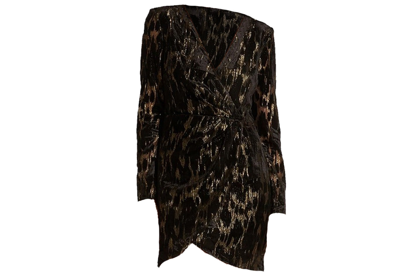 Bardot Ariella Metallic Mini Dress - Size XS