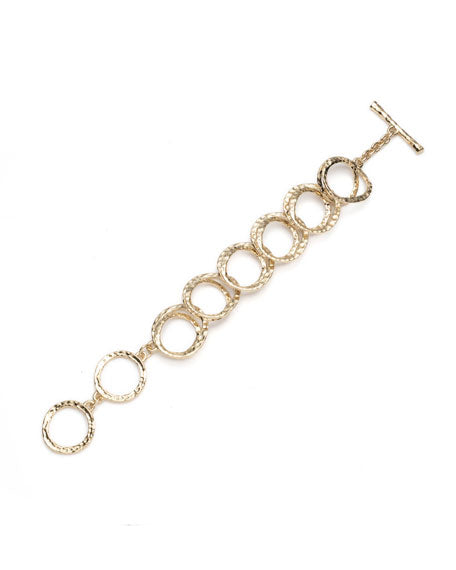 Alexis Bittar Hammered Coil-Link Bracelet
