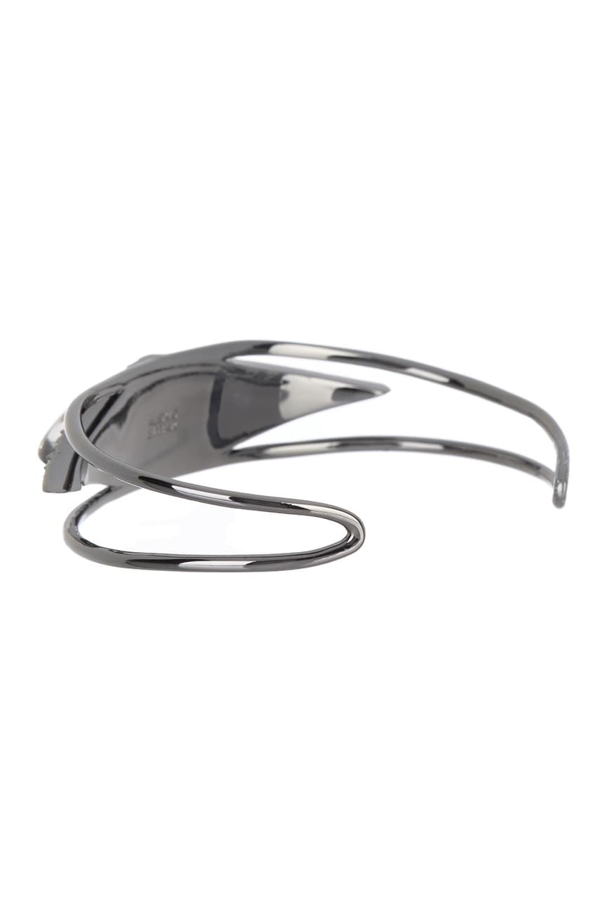 Alexis Bittar Crystal Framed Geometric Cuff Bracelet