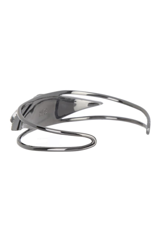 Alexis Bittar Crystal Framed Geometric Cuff Bracelet