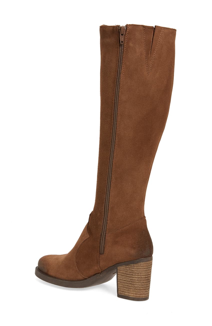 Bos. & Co. Houston Tan Suede Waterproof Knee High Boot