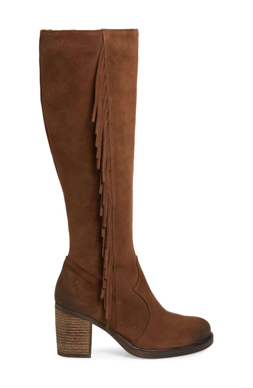 Bos. & Co. Houston Tan Suede Waterproof Knee High Boot