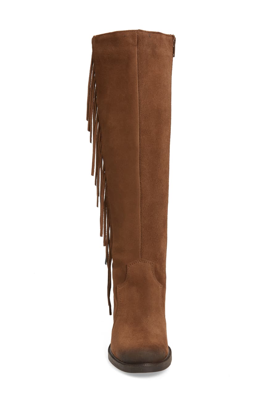 Bos. & Co. Houston Tan Suede Waterproof Knee High Boot
