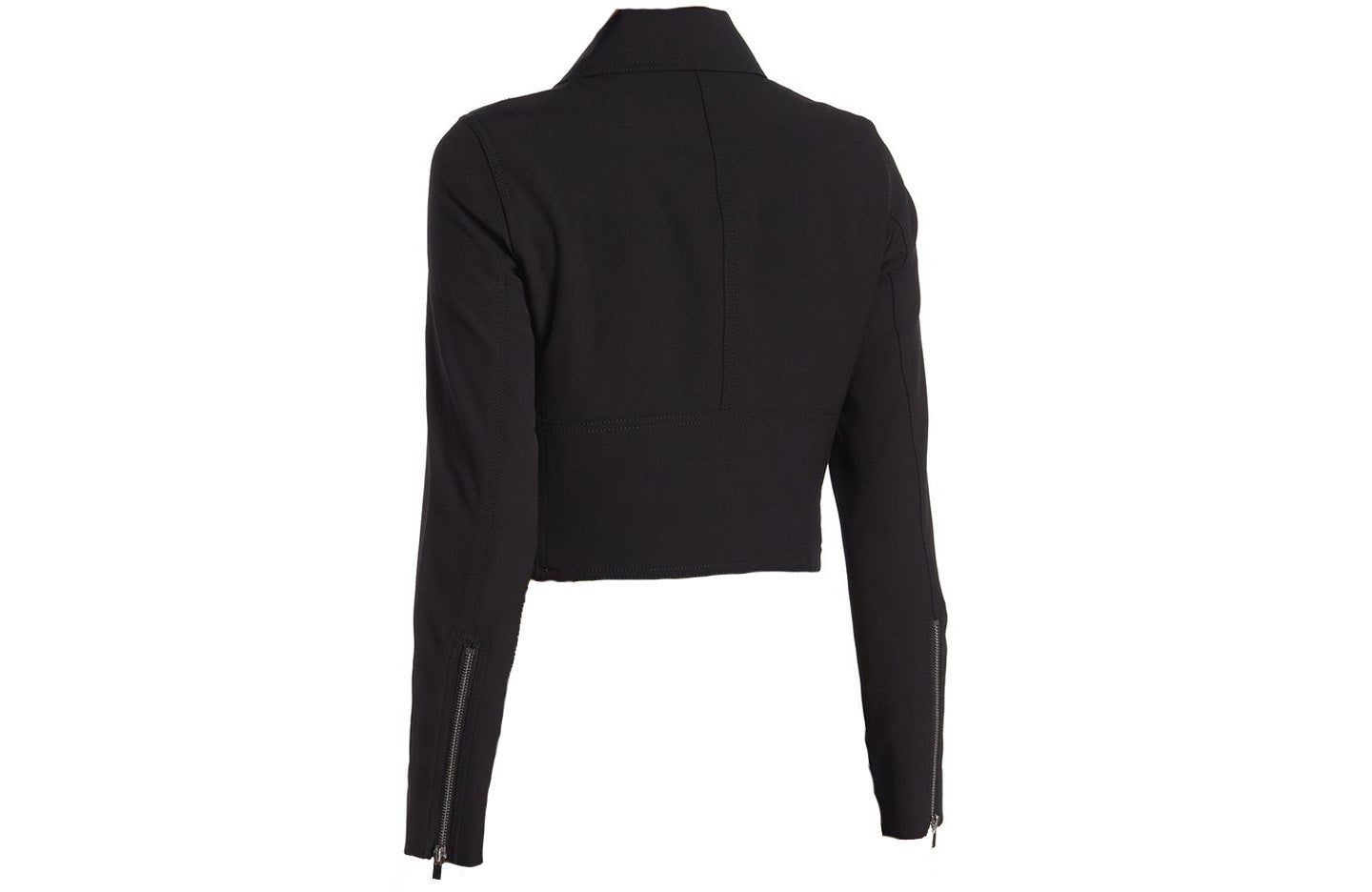 Club Monaco Lacaah Woven Cropped Moto Jacket - Size M