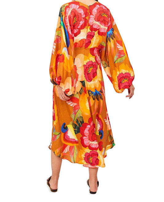 Farm Rio Cashew Floral Maxi Dress - Size L