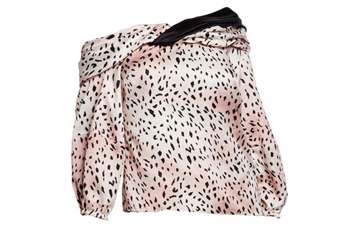 Hellessy Flora Asymmetric Draped Blouse - Size 6