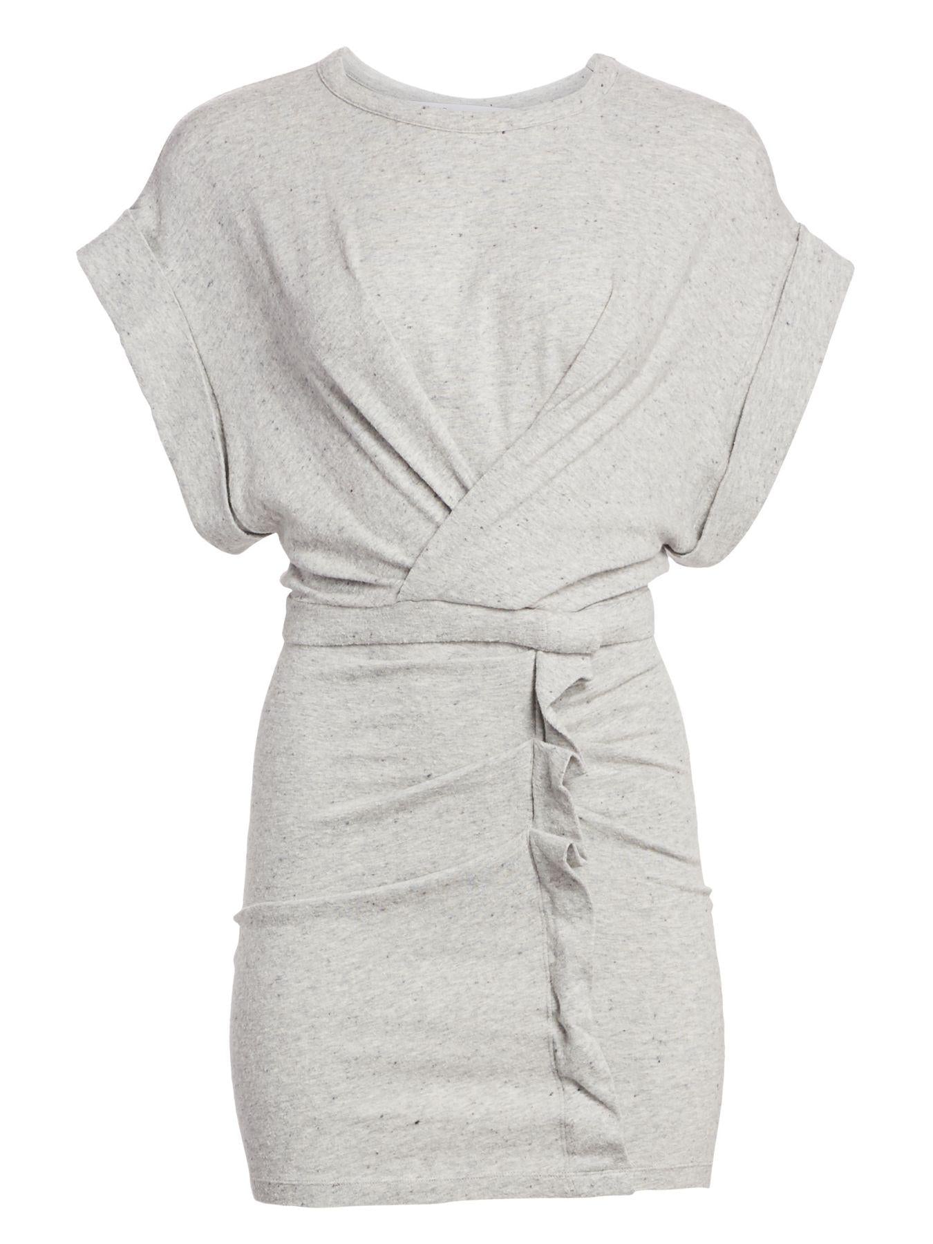 IRO Wynot Gathered Jersey Dress - Size M