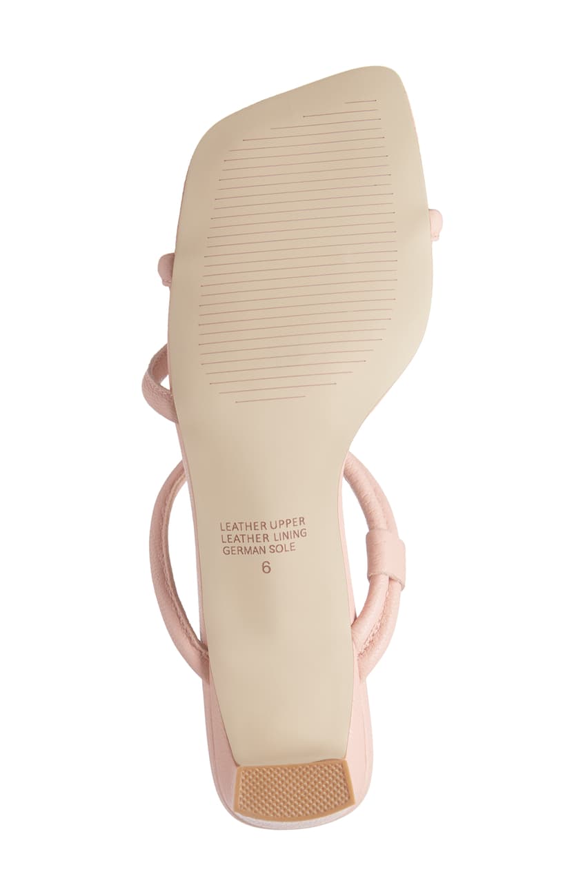 Intentionally Blank Willow Slide Sandal in Peach