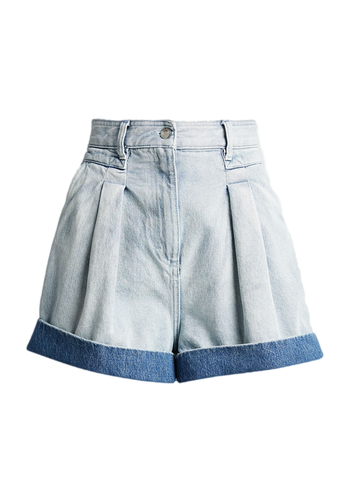 Iro Fintry Cuffed Denim Shorts - FR 38/US 6