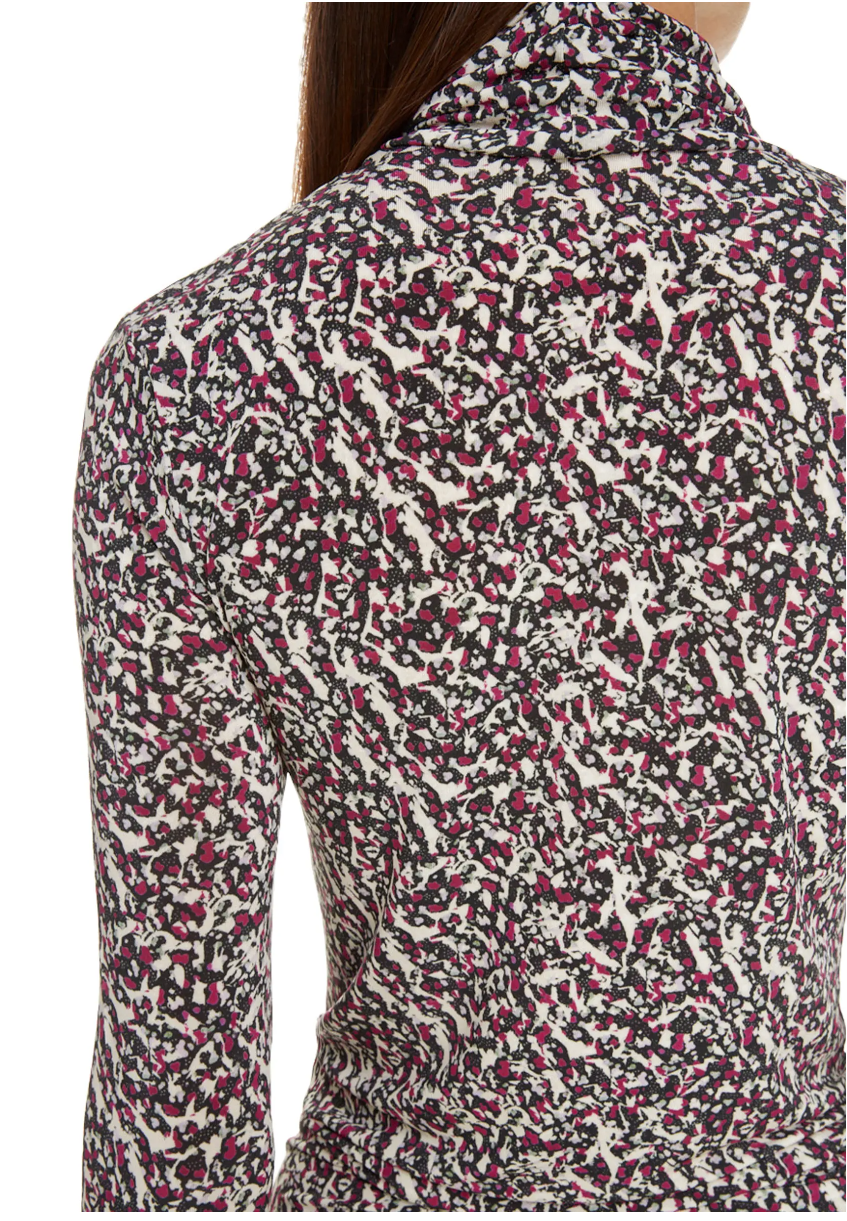 Isabel Marant Abstract-Print Jersey Turtleneck Top - 40 FR (8 US)