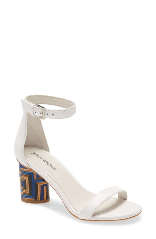 Jeffrey Campbell Purdy Statement Heel Sandal - Size 8.5M