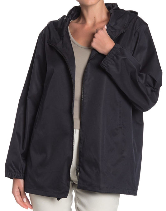 JARBO Sateen Wrap Trench Jacket - Size 2