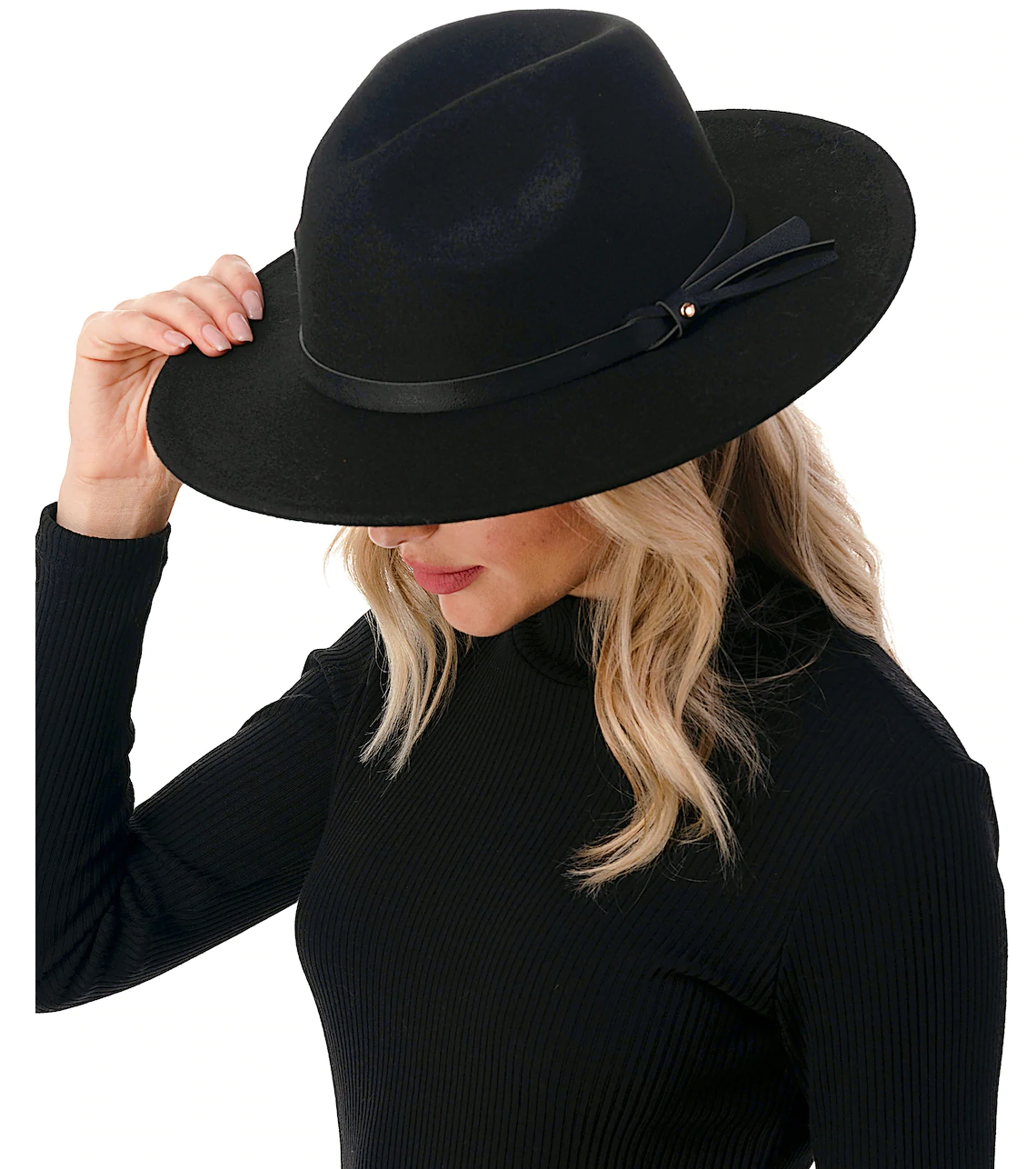 Marcus Adler The Cecil Panama Hat in Black