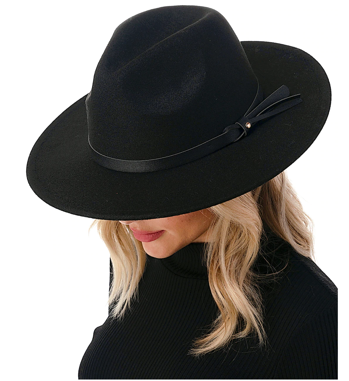 Marcus Adler The Cecil Panama Hat in Black