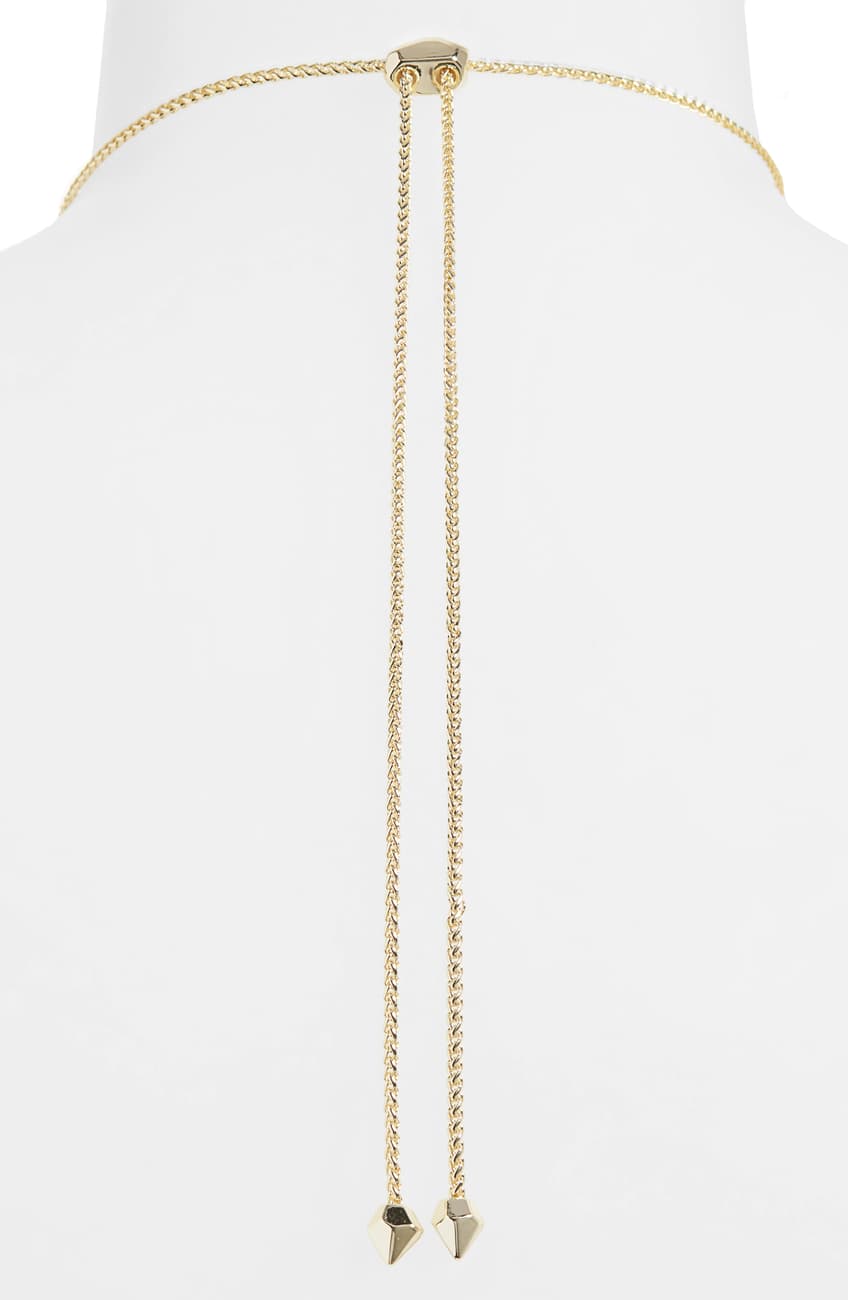 Kendra Scott Mari Metal Long Pendant Necklace 14k Gold Plated