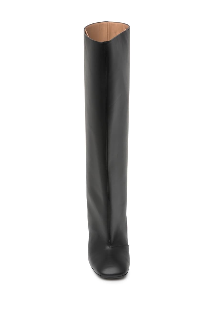 Marni Square Toe Wide Leg Leather Boots Size 36 (US 6)