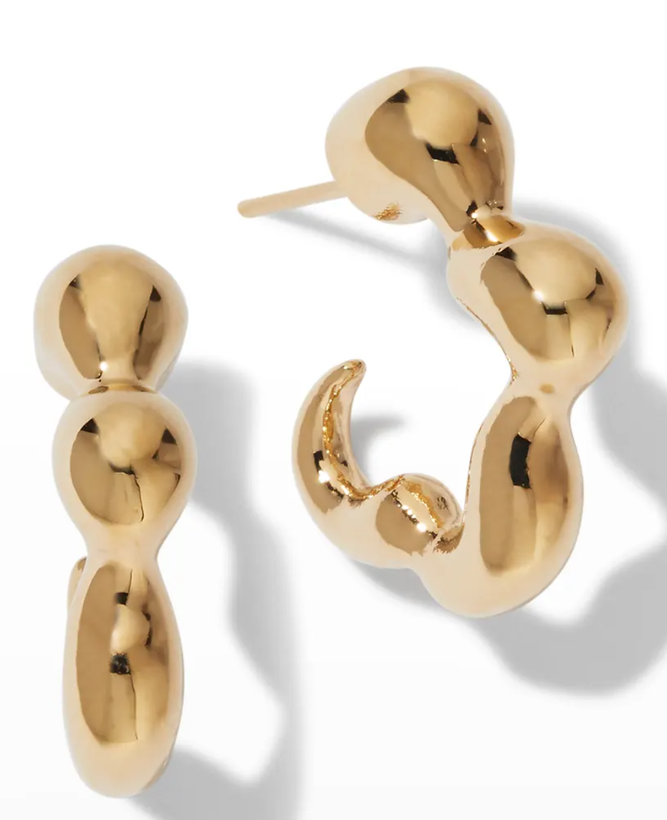 Mignonne Gavigan Cecille Hoop Earrings Gold