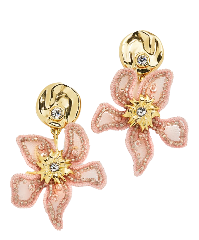 Mignonne Gavigan Estefania Drop Earrings, Blush