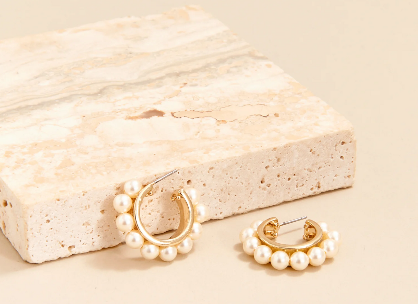 Mignonne Gavigan Wynnie Beaded Huggie Hoop Earrings