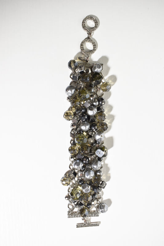 Multi-Beaded Cuff Bracelet