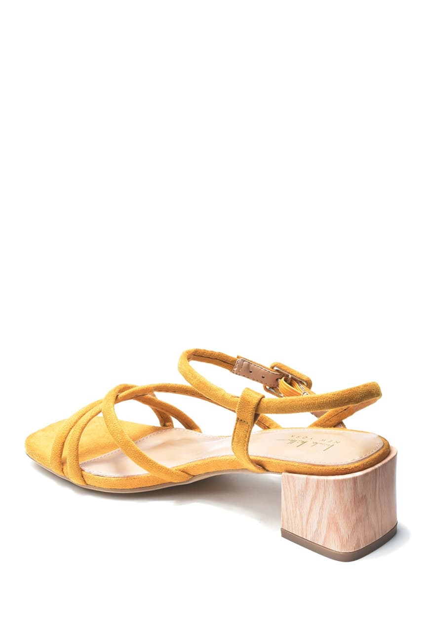 Nicole Miller Yoster Low Block Heel Strappy Sandal - Size 9M