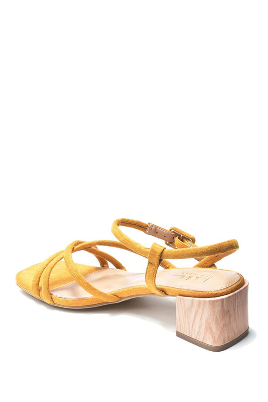 Nicole Miller Yoster Low Block Heel Strappy Sandal - Size 9M