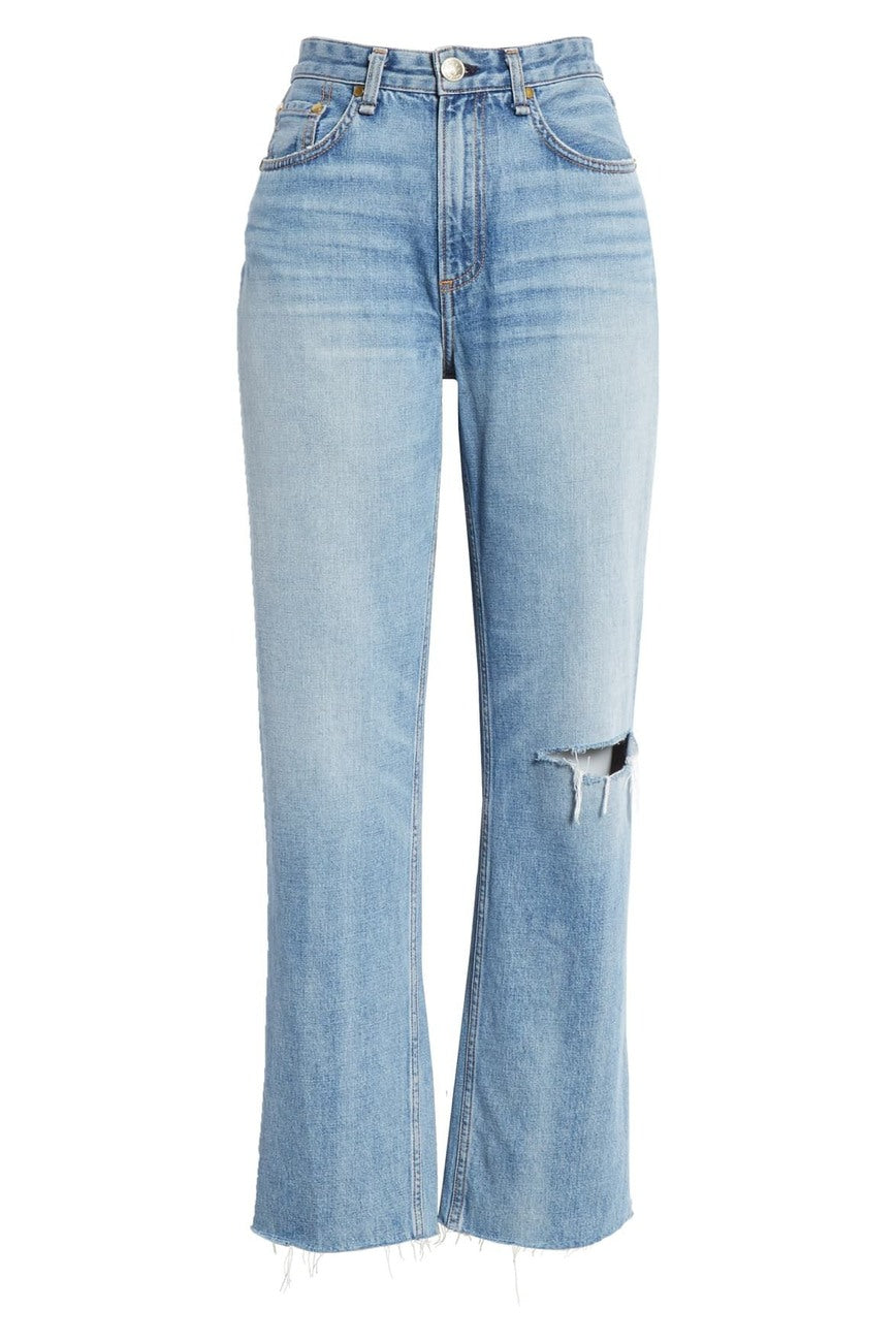 Rag & Bone Ruth Super High Rise Straight Leg Jeans