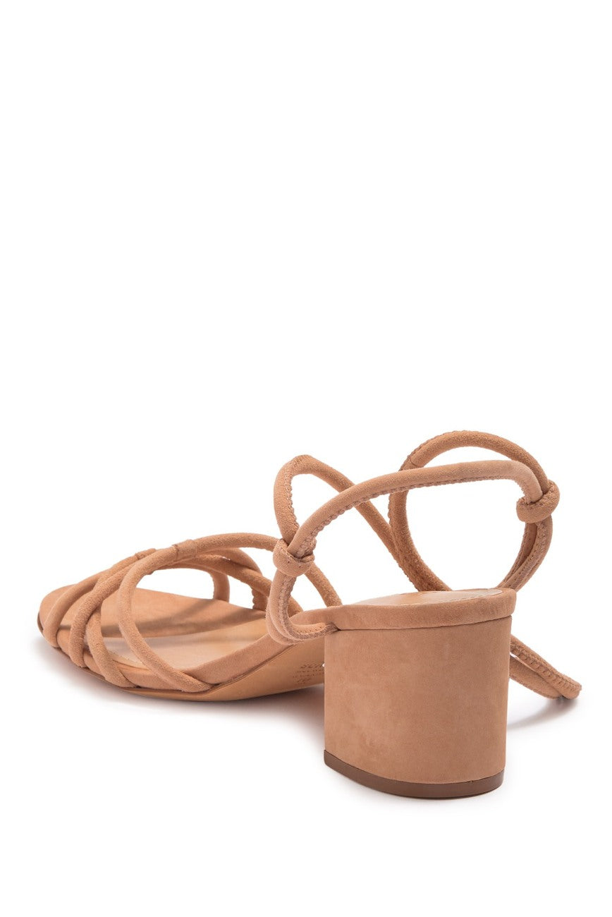 Schutz Marcelly Ankle Tie Suede Sandal - Size 6M