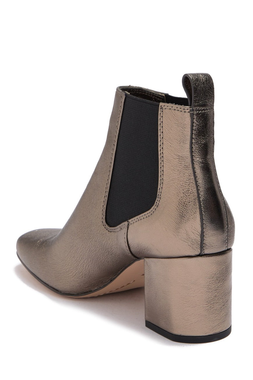 Splendid Pearl II Block Heel Leather Chelsea Boot - Size 9M