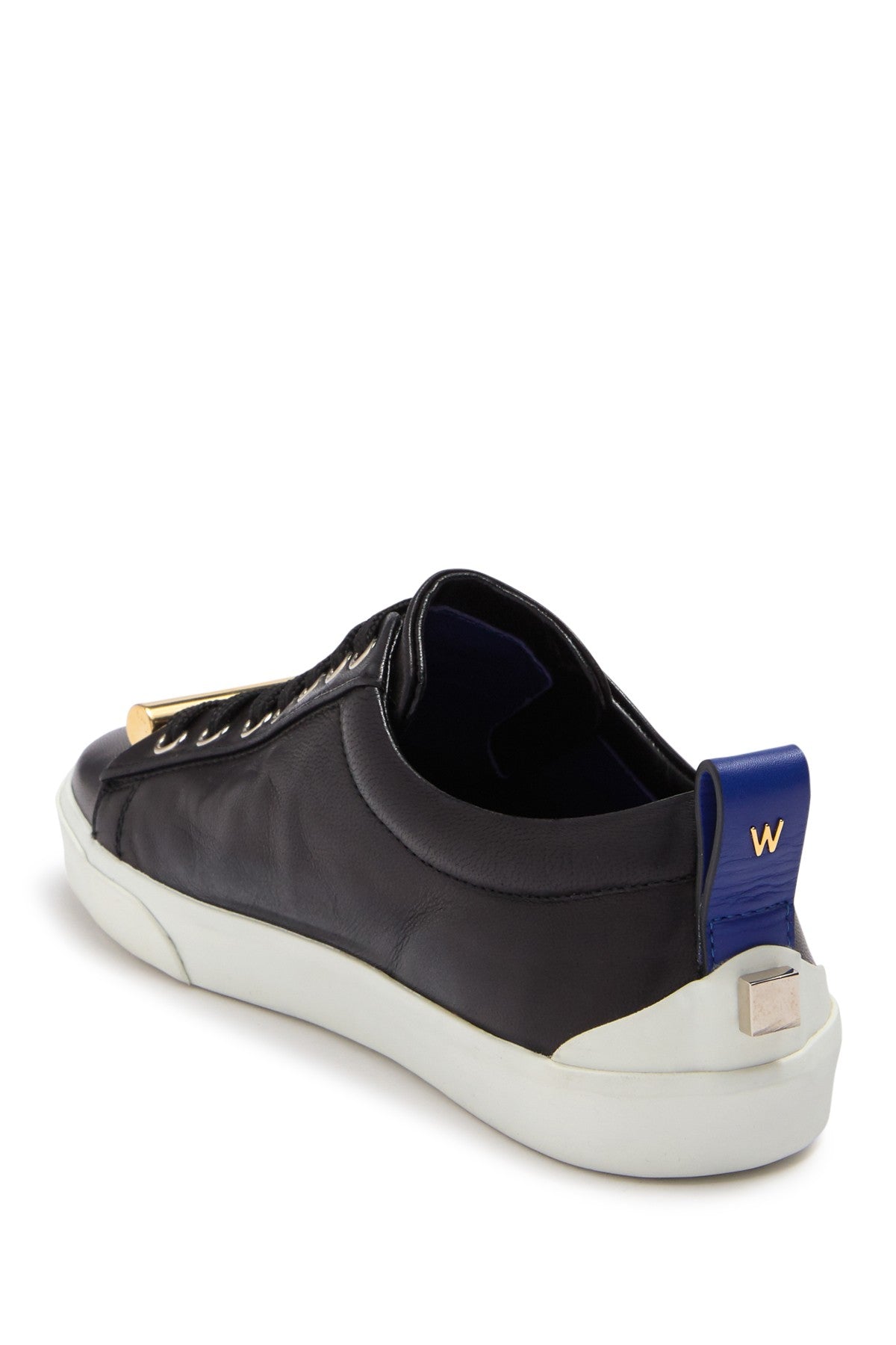 Stuart Weitzman Galaxy Aoki Leather Sneaker - Size 7.5M