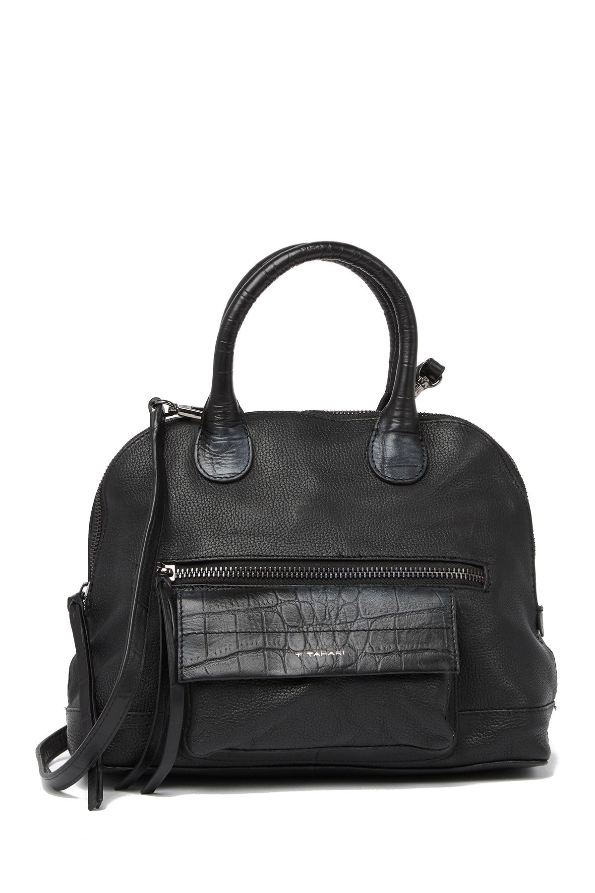 T Tahari Danielle Leather Satchel