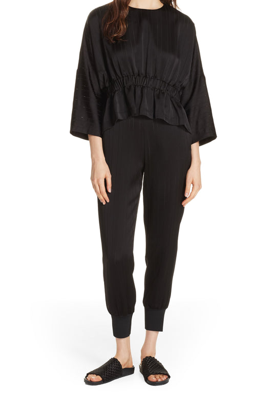 Ted Baker London Cropped Ruched Blouse - Size 8/10