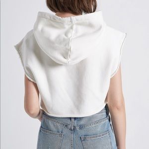 Current/Elliott The Tina Crop Hoodie