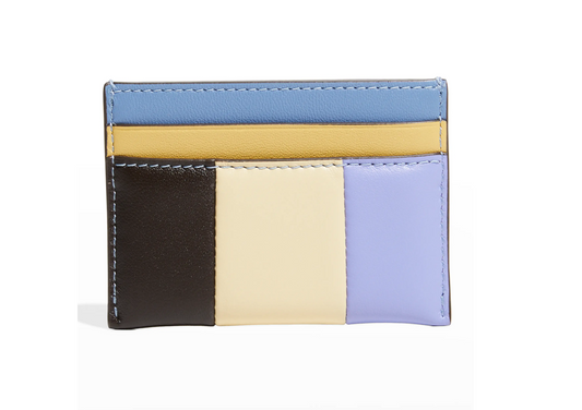 Tory Burch Kira Patchwork Colorblock Card Case