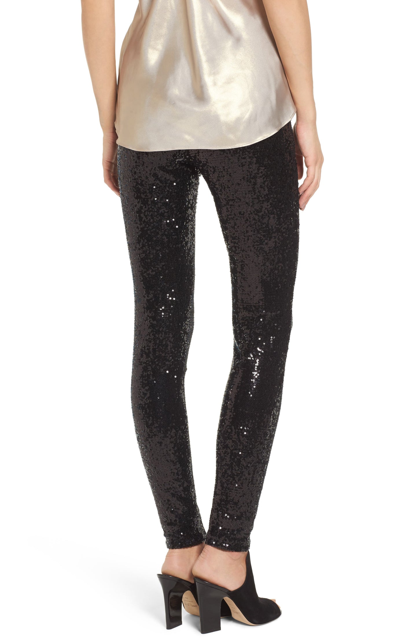 Trouve Sequin Leggings - Size S