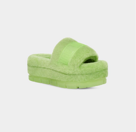 UGG Fluffita Green & Clear - Size 10