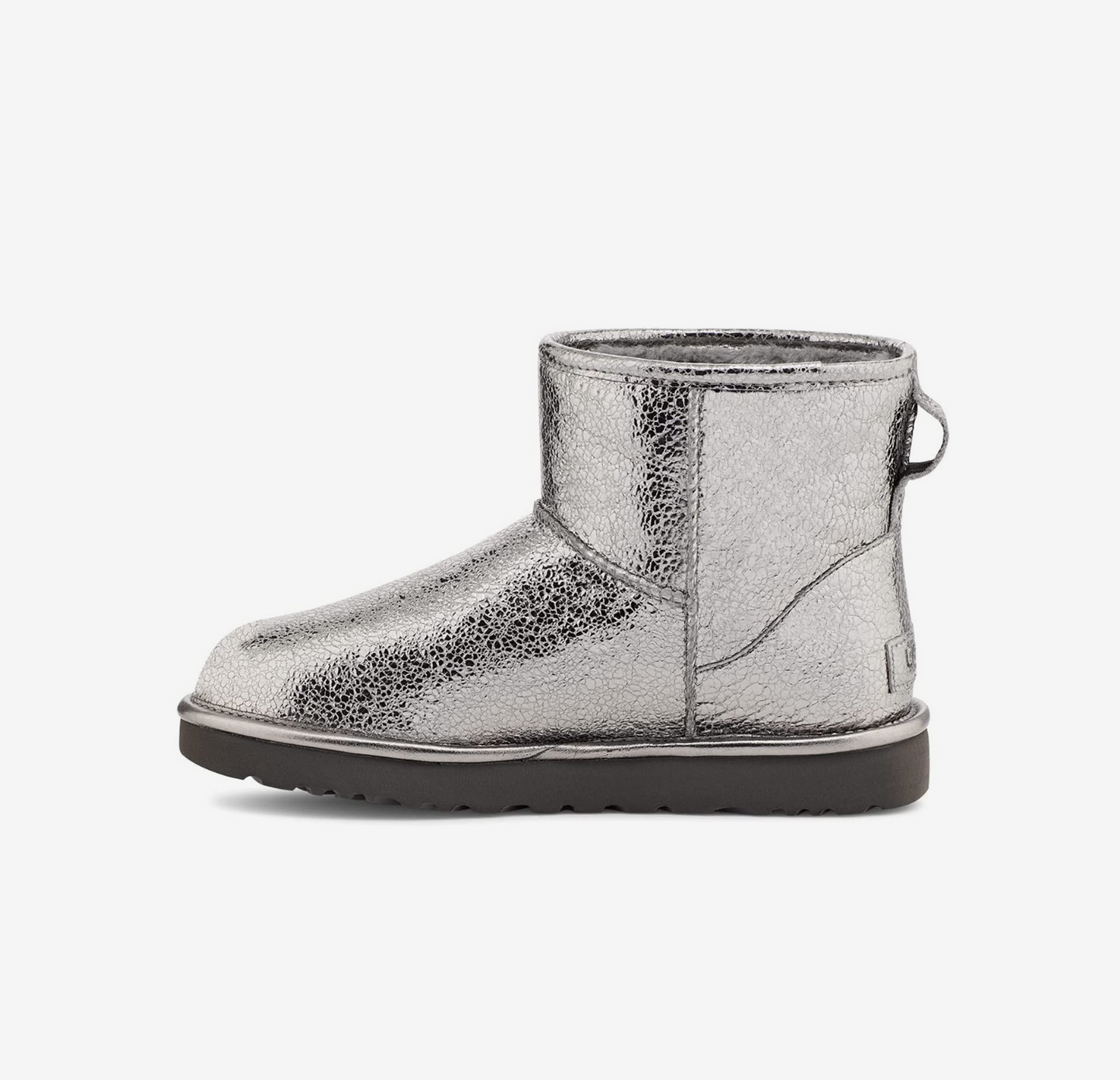 UGG Classic Mini Metallic Sparkle Boot - Size 7