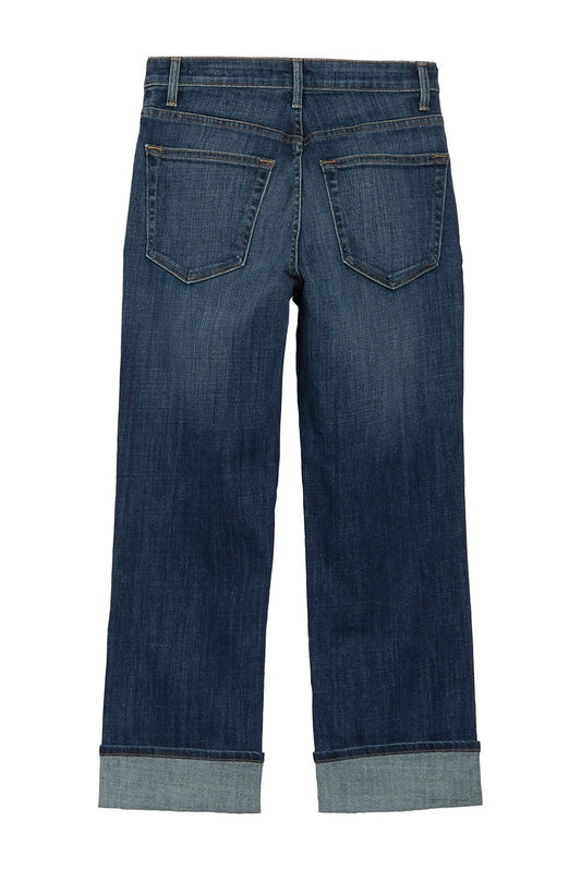 Velvet by Graham & Spencer Jerry High Rise Straight Leg Cuffed Jeans - Size 2