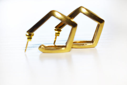 Vintage Geometric Hoops