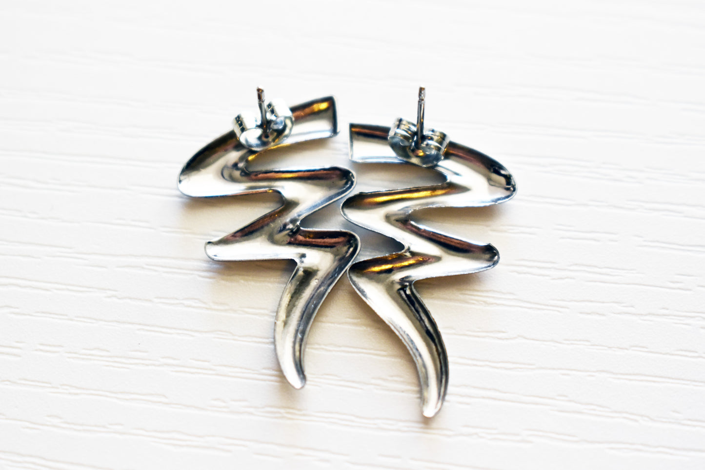 Vintage Zig Zag Drop Earrings