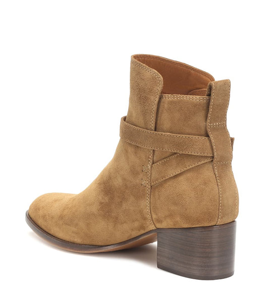 Rag & Bone Walker Buckle Suede Boots - Size 9