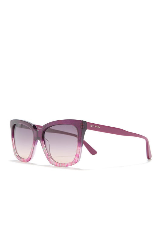 Etro 55mm Rectangle Sunglasses