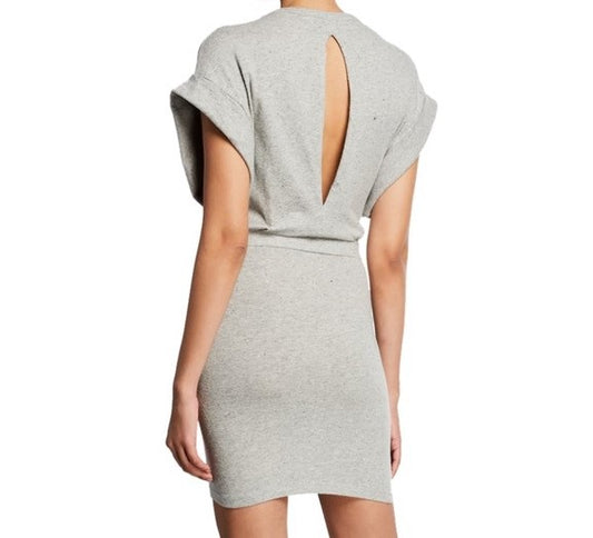 IRO Wynot Gathered Jersey Dress - Size M