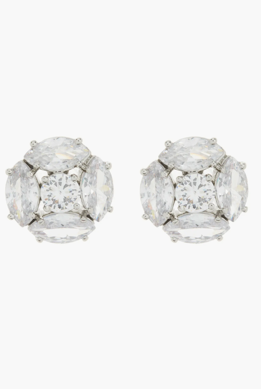 Kate Spade New York Flying Colors Marquise and Crystal Cluster Studs